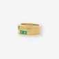 Anillo Esmeralda y oro 18kt