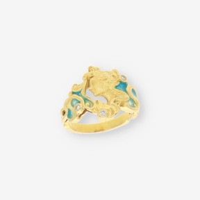 Anillo mujer oro 18kt y brillantes