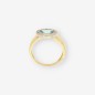 Anillo piedra azul y oro 18kt