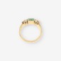 Anillo Esmeralda oro 18kt y brillantes