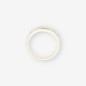 Media alianza oro blanco 18kt y brillantes