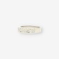 Media alianza oro blanco 18kt y brillantes