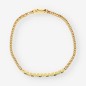 Pulsera oro 18kt esmeralda y brillantes