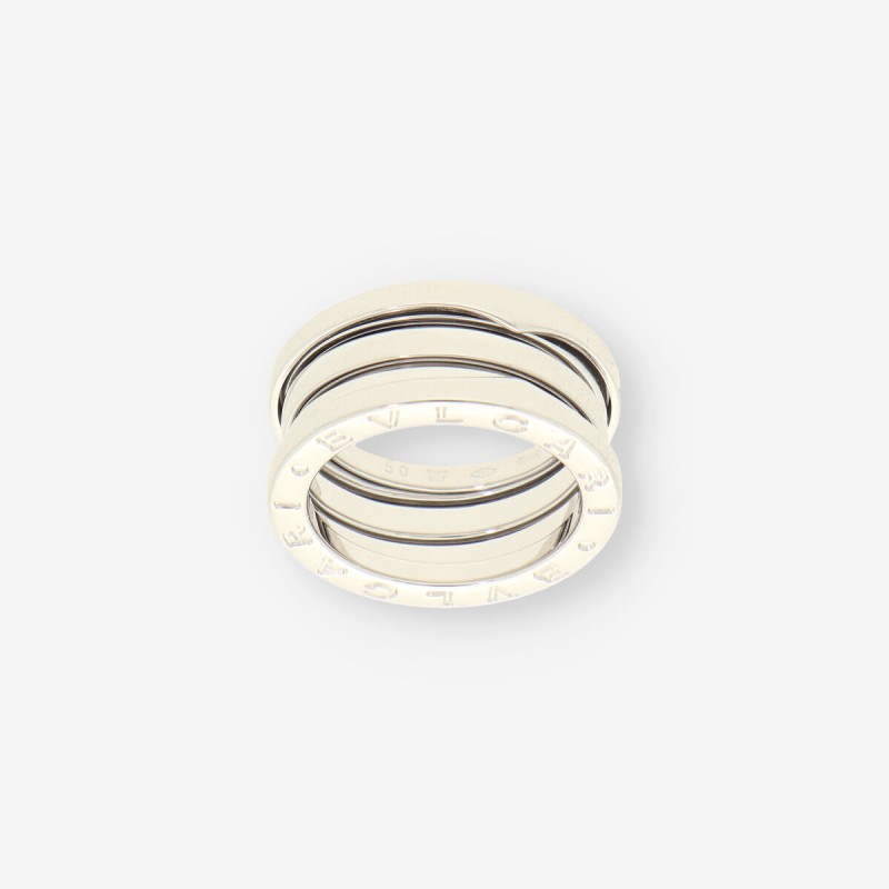 Anillo Bulgari BZero de 3 bandas en oro blanco 18kt