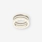 Anillo Bulgari BZero de 3 bandas en oro blanco 18kt