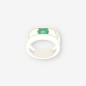 Anillo oro blanco 18kt y Esmeralda