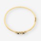 Pulsera esclava zafiro oro 18kt y brillantes