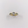 Anillo en oro 18kt con birllantes