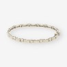 Pulsera oro blanco y brillantes
