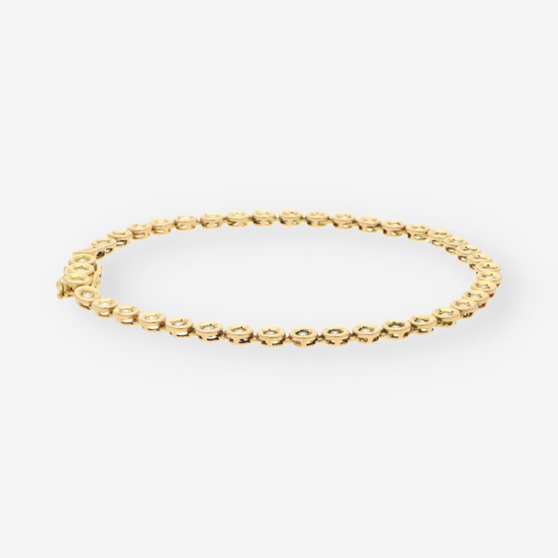 Pulsera Riviere oro y brillantes