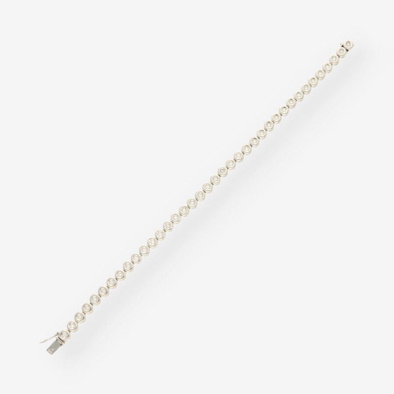 Riviere oro blanco y brillantes