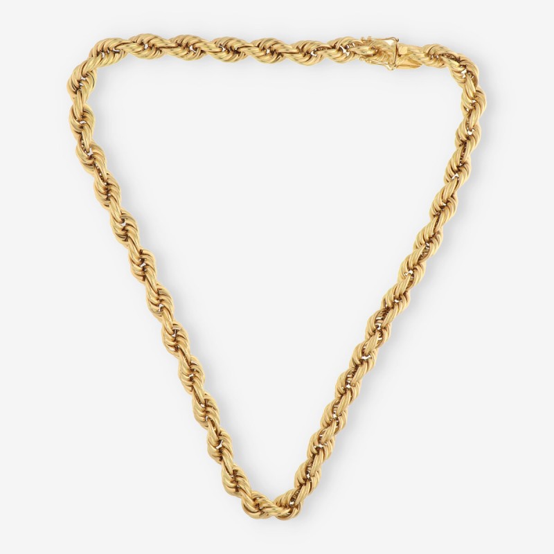 Cadena cordón de oro amarillo 18kt Cadena cordón de oro amarillo 18kt
